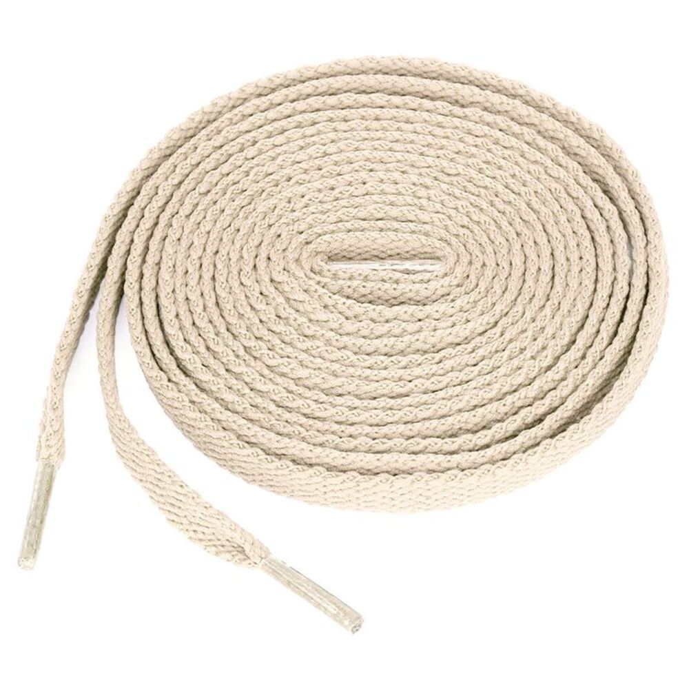 5 Pairs High Durability Athletic Unisex Flat Shoelaces for Sneakers Beige